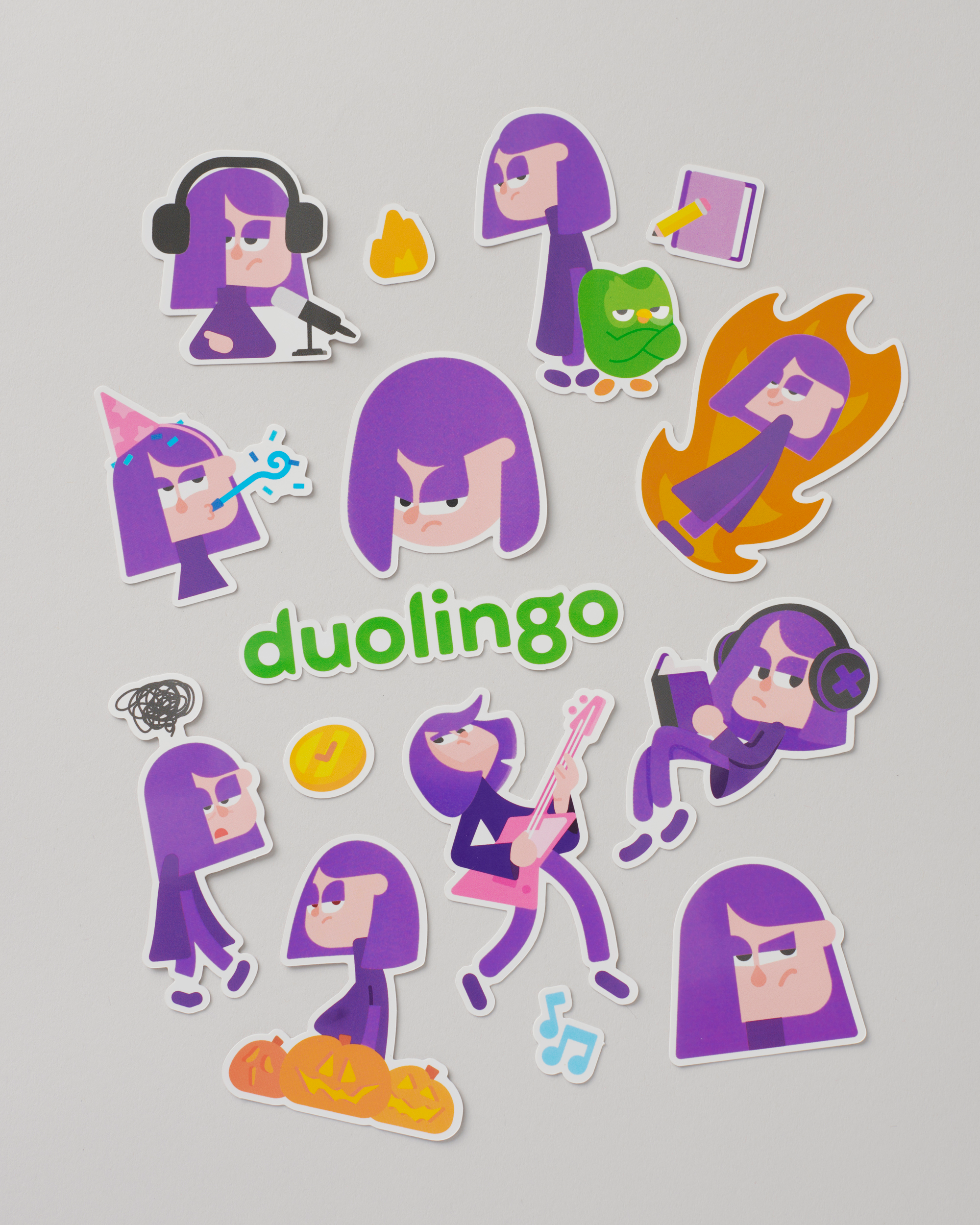 Lily Sticker Pack | Duolingo Store
