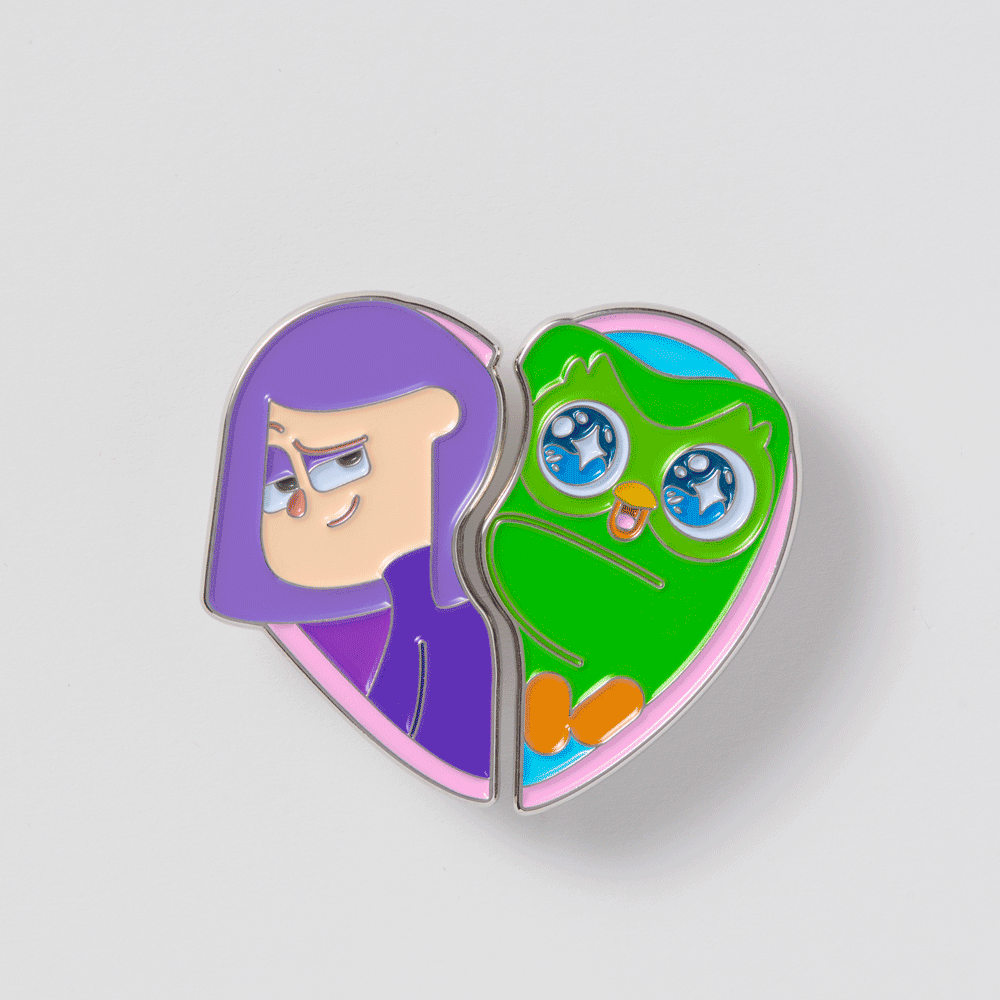 Together Forever Pin Set – Duolingo