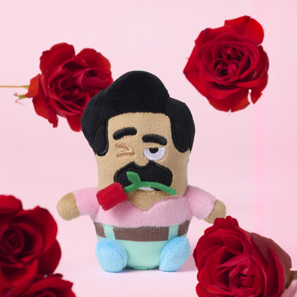 Oscar's Rose Plushie Keychain Duolingo Oscar's Rose Plushie Keychain Duolingo