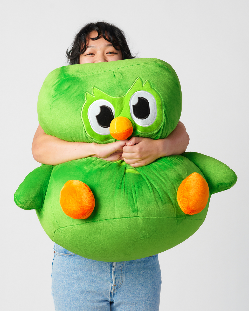 Giant Duo Plushie Duolingo Store